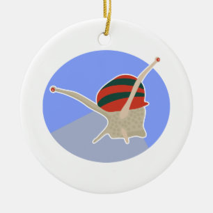 Schnecke Keramikornament