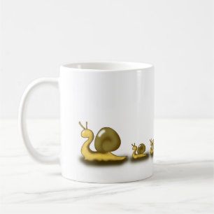 Schnecke-langsames Leben Kaffeetasse