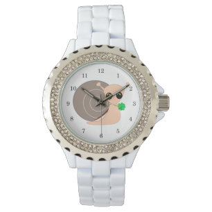 Schnecke mit Cloud Watch Armbanduhr