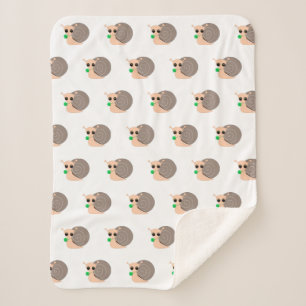 Schnecke mit Clover Baby Sherpa Blanket Sherpadecke