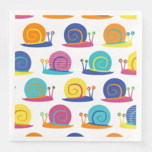 Schnecke-Party-Muster Serviette