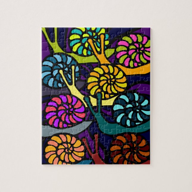 Schnecke-Rennen-Puzzle Puzzle (Vertikal)