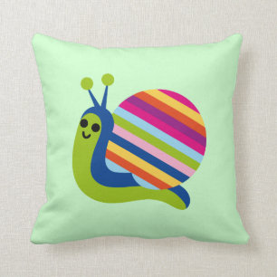 Schnecke Slugs Gastropode-niedliches Kissen