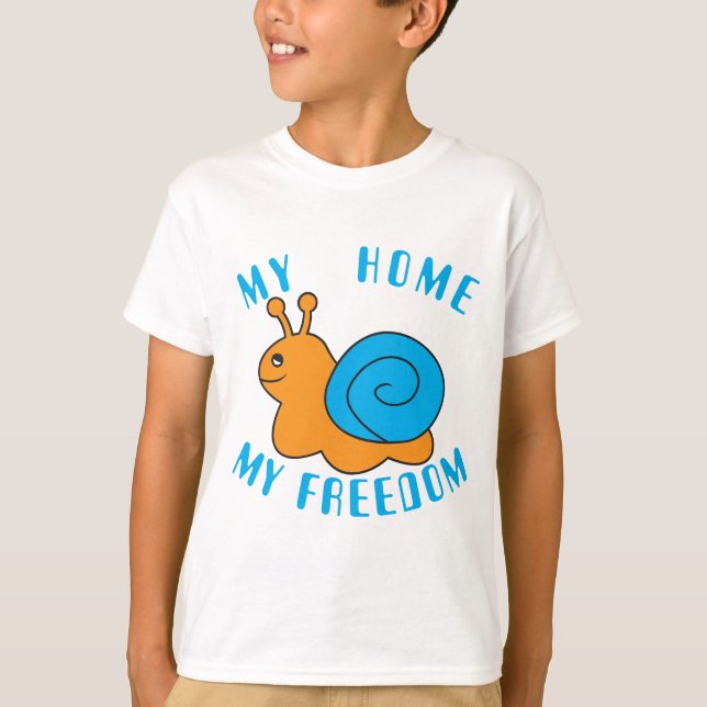 Schnecke T-Shirt (Vorderseite)