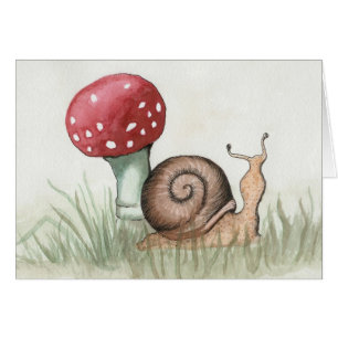 Schnecke und Pilz
