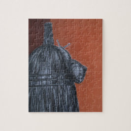 Schnecke und Zimmer Zeichnend Puzzle mit Geschenkb