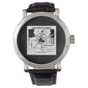 Schnecken-Albträume Lustige Unisex-Uhr Armbanduhr