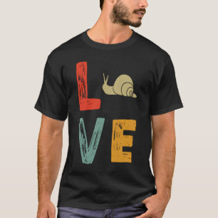 Schnecken aus Retro-Liebe T-Shirt