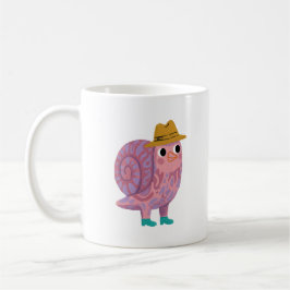 Schnecken-Fedora-Tasse - Vintage-Kunst Kaffeetasse