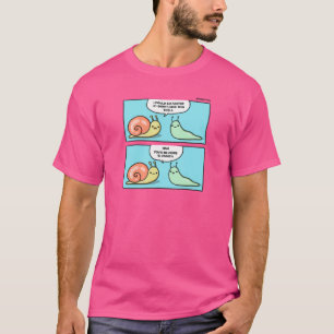 Schnecken lustig T-Shirt