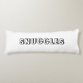 "Schnecken" Schwarz-weiß Seitenschläferkissen