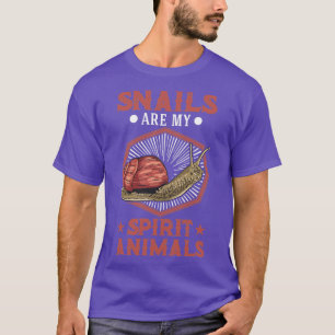 Schnecken sind meine Geisttiere Schnecke T-Shirt