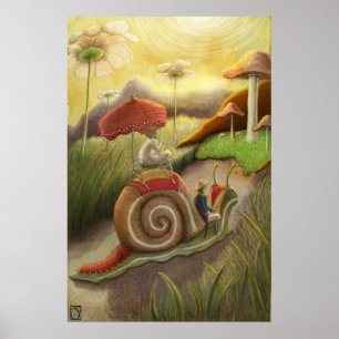 Schnecken-Trip Poster
