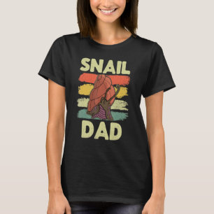 Schnecken Weichtier Garten Besitzer Biologe Langsa T-Shirt