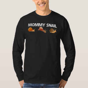 Schneckenentwürfe für weibliche Mama Süßwasser-Sch T-Shirt