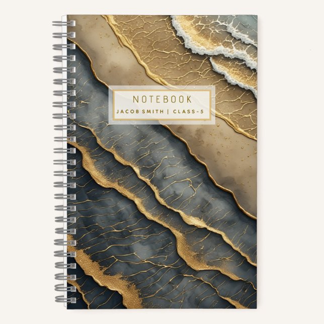 Schneckengebundene Softcover-Geschenknotizbuch mit Notizbuch (Vorderseite)