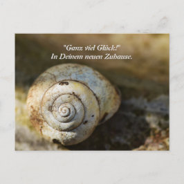 Schneckenhaus Postkarte