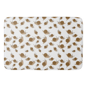 Schneckenmuster Badematte