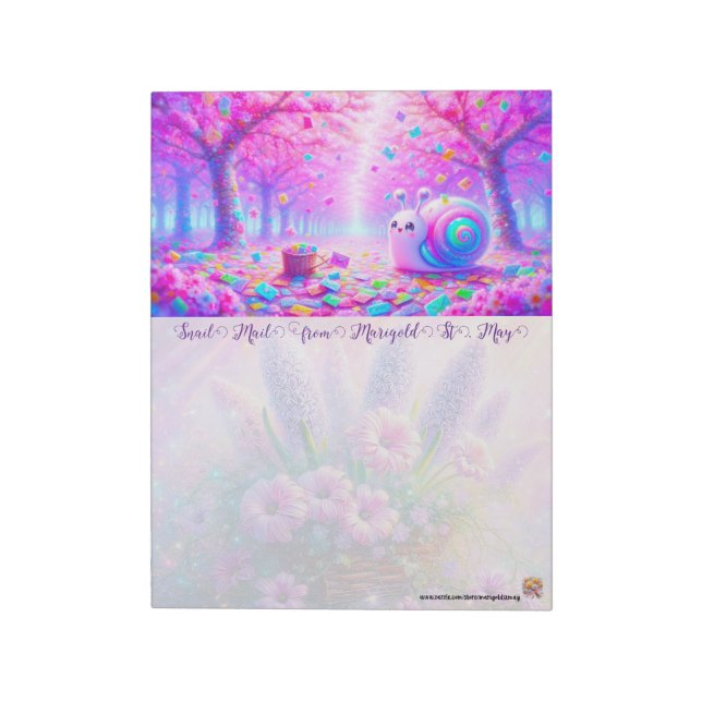 Schneckenpost Notizblock (Rotiert)