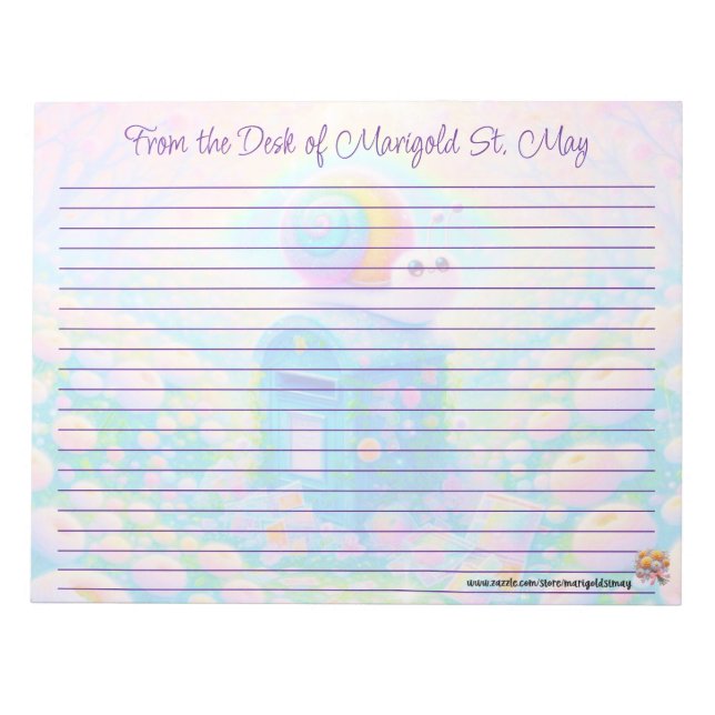 Schneckenpost Notizblock (Vorderseite)