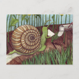 Schneckenpost Postkarte