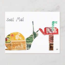 Schneckenpost Postkarte