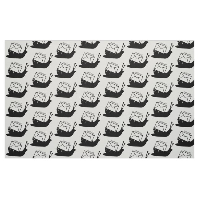 Schneckenpost Stoff (Fat Quarter (45,7 x 55,9 cm))