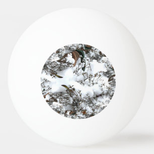 Schnee-Abstrakt Tischtennisball