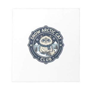 Schnee Arctic Cat POD Vektor Kunst - Schnee Arctic Notizblock