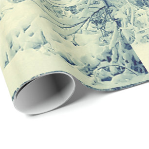 SCHNEE AUF DEM BRANCHENverpackungspapier Geschenkpapier