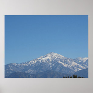 Schnee auf dem Monte San Gorgonio Poster