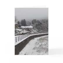 Schnee auf dem Rom Weihnachten