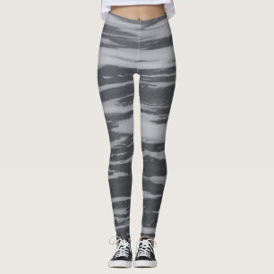 Schnee auf Eisbrennung Leggings