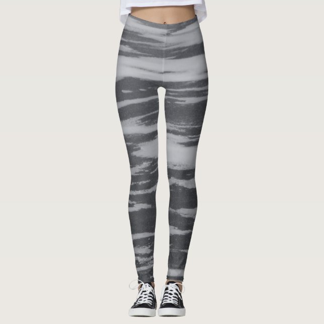 Schnee auf Eisbrennung Leggings (Vorderseite)