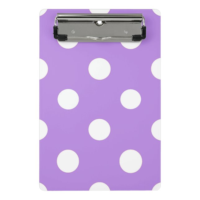Schnee auf Lilac Notebook Mini-Zwischenablage Mini Klemmbrett (Vorderseite)