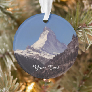 Schnee auf Matterhorn-Gebirgshängender Verzierung Ornament