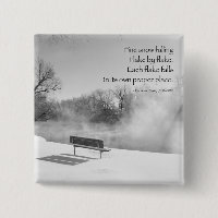 Schnee-Bank in der Ruhe