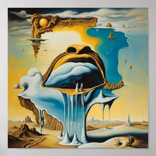 Schnee bedeckt poster (Vorne)