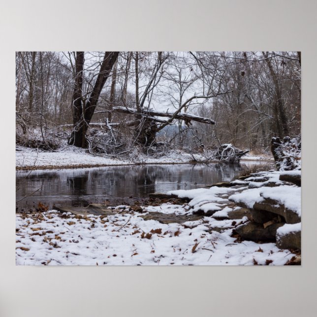 Schnee bei Finley Poster (Vorne)