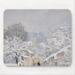 Schnee bei Louveciennes, 1878 Mousepad
