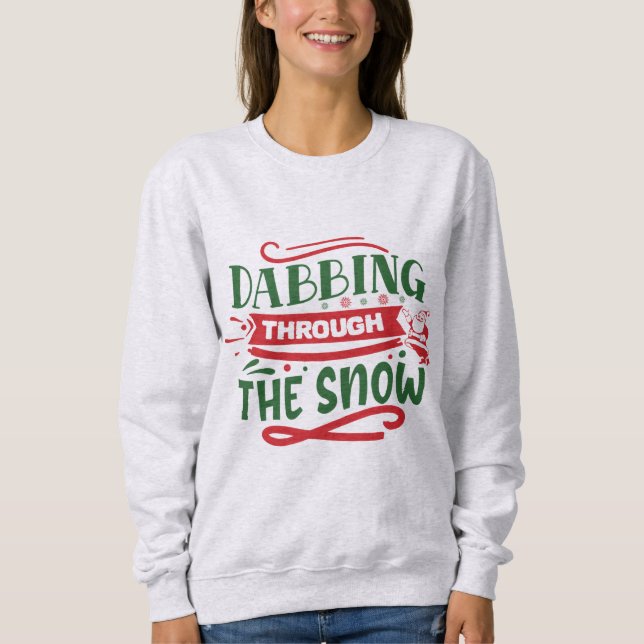Schnee Bingo Sweatshirt (Vorderseite)