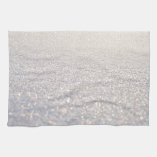 Schnee Bokeh Geschirrtuch