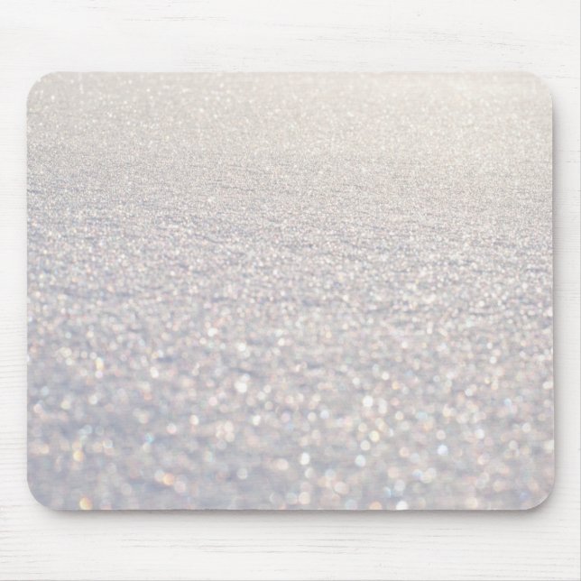 Schnee Bokeh Mousepad (Vorne)