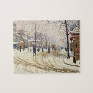 Schnee, Boulevard de Clichy, Paris von Paul Signac Puzzle