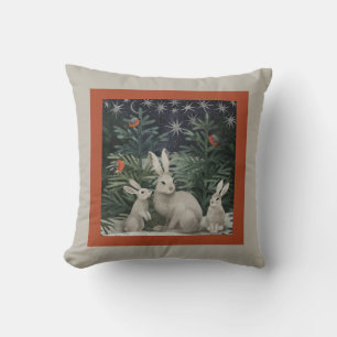 Schnee Bunnies, Urlaub Kissen