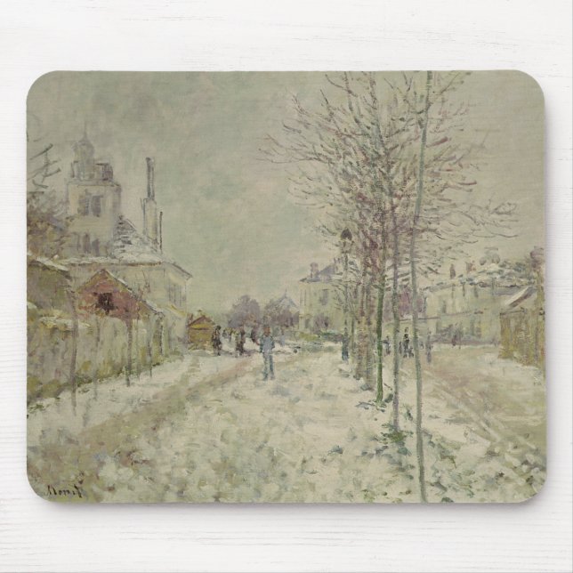 Schnee-Effekt Claude Monets | Mousepad (Vorne)