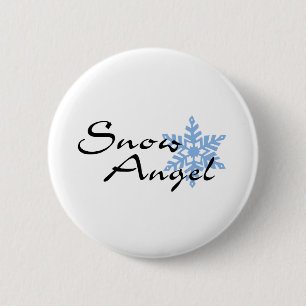 Schnee-Engel Button