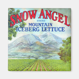 Schnee-Engel Magnet