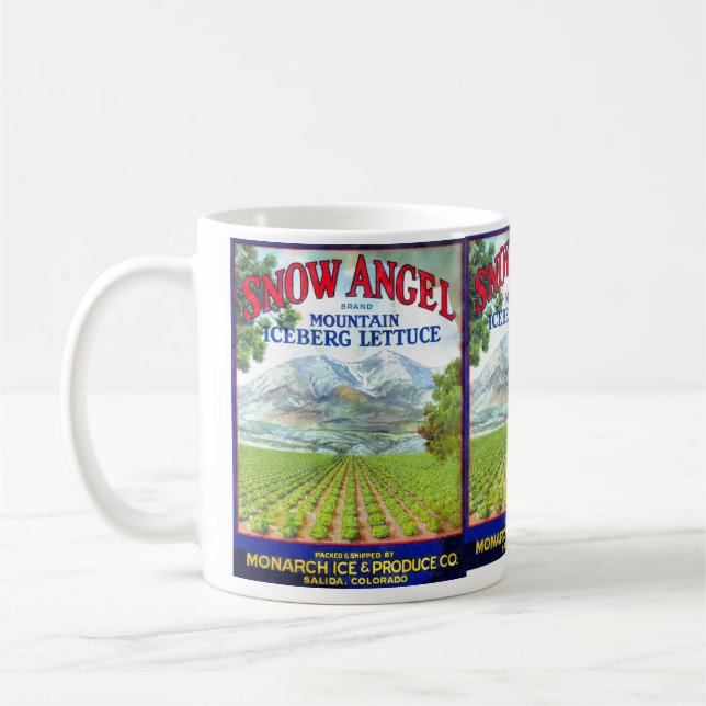 Schnee-Engel Tasse (Links)