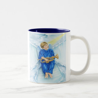Schnee-Engel Zweifarbige Tasse